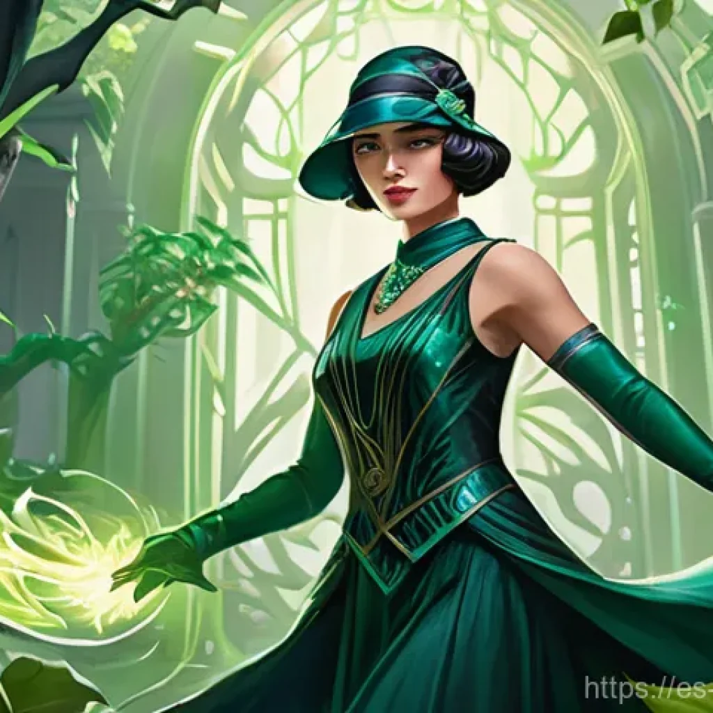 리버스 1999 최고의 속성 활용 - Three distinct characters, dressed in elegant, modest, and era-appropriate attire (e.g., 1920s flapp...