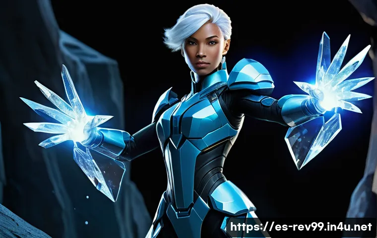 리버스 1999 신규 시즌 콘텐츠 - **A dynamic full-body shot of Sentinel, the new 6-star arcanist, in the distinctive Reverse: 1999 ar...