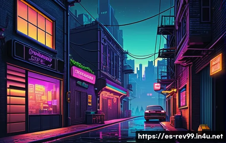 리버스 1999 최고의 유저 리뷰 - A richly detailed pixel art scene inspired by 1990s retro aesthetics, featuring a mysterious urban a...