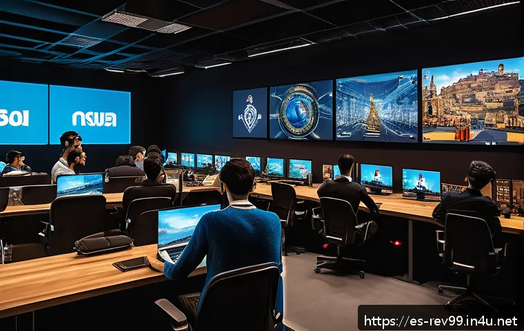 리버스 1999 길드 관리 팁 - A dynamic guild meeting scene set in a modern gaming environment with diverse Spanish-speaking playe...