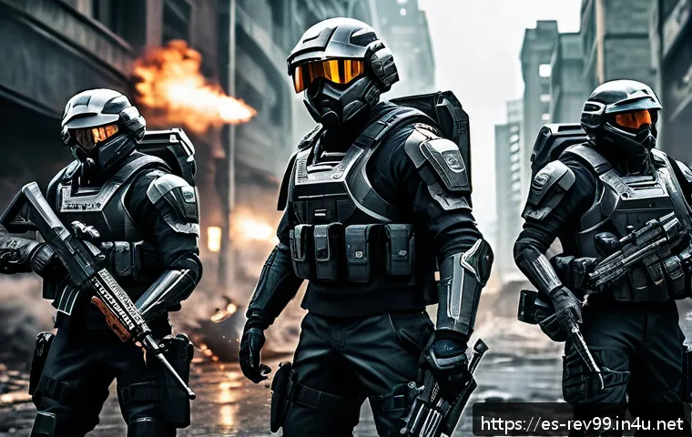 리버스 1999 캐릭터 및 클래스 변경 - A dynamic battlefield scene featuring diverse characters from a futuristic tactical game, showcasing...