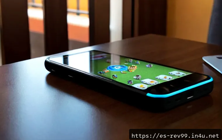 리버스 1999 최신 업데이트 내용 - Photorealistic cinematic scene of a smartphone on a tidy Madrid apartment desk displaying a colorful...